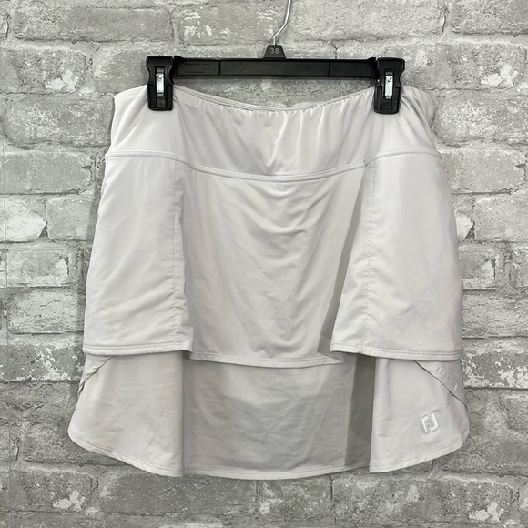Footjoy White Layered Skort - Picture 1 of 8